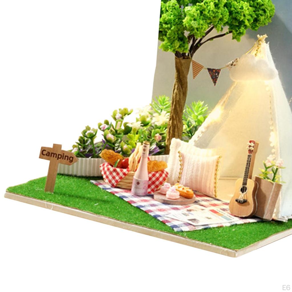 Кукольный дом DIY Комплект мебели Ремесла Украшения Модель Творческая комната Дети