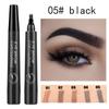 Four Fork Tip Liquid Eyebrow Pencil Waterproof Eyebrow Pen Long-lasting Eye Brow Eye Makeup