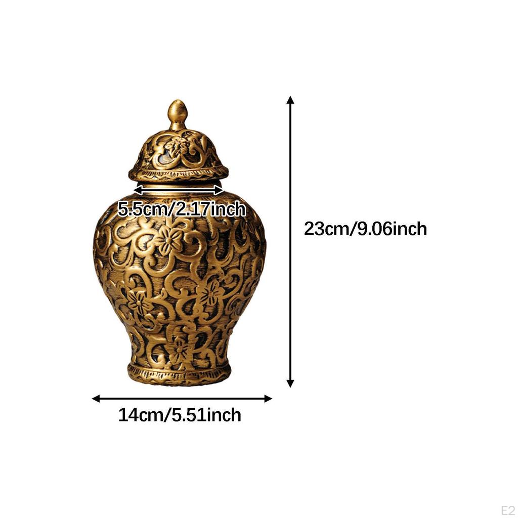 Фарфоровая имбирная банка Керамическая ваза для цветов Китайская коллекция Настольное украшение Декоративное для