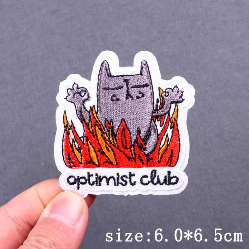 Cartoon Animal Patch Iron On Patches For Clothing Thermoadhesive Patches On Clothes Hip Hop Embroidery Patch For Clothes Badges