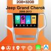Android Carplay автомобильное радио для Jeep Grand Cherok 2008-2013 мультимедийный проигрыватель головное устройство стерео GPS навигация BT WIFI 2+32 ГБ