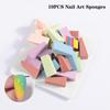 10Pcs Soft Sponges Gradient Nail Art Stamper Tools Color Fade Manicure Diy Creative Nail Accessories Nail Art Sponge
