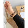 Ремешок из натуральной кожи с леопардовым принтом для Apple Watch, подходит для Ultra 2, 49/46/45/42/40 мм, кожаный ремешок для iWatch Series 11 / 10 / 9 / 8 / 7 / 6/ 5/SE