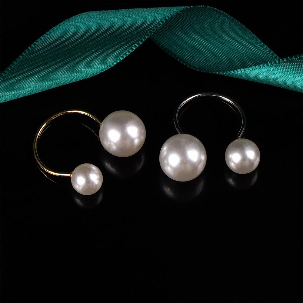 Shoot Party Adjustable Size Imitation Pearl Finger Ring Fashion Accessories Opening Ring Jewelry