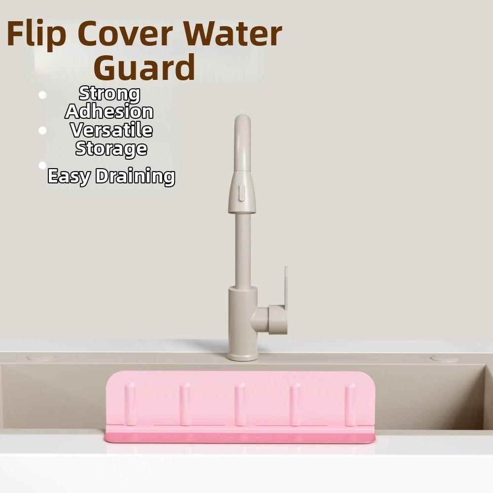 Reusable Sink Splash Guard Anti-splash Sink Storage Rack Water Blocking Board  Kitchen Gadgets