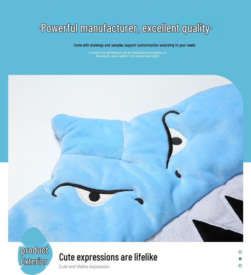 Cartoon Animal Baby Sleeping Bag with Pillow - Anti-Kick Design for Infants and Kids