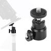 Мини шаровая головка с вращением на 360 градусов, шаровая головка, крепление на винт 1/4 дюйма, подставка для зеркальной камеры, видеокамеры(черный)