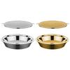 Кухонное сито дуршлаг из нержавеющей стали Тарелка для слива масла Круглая сетка для сбора масла с поддоном Утолщенные тарелки-сита для продуктов