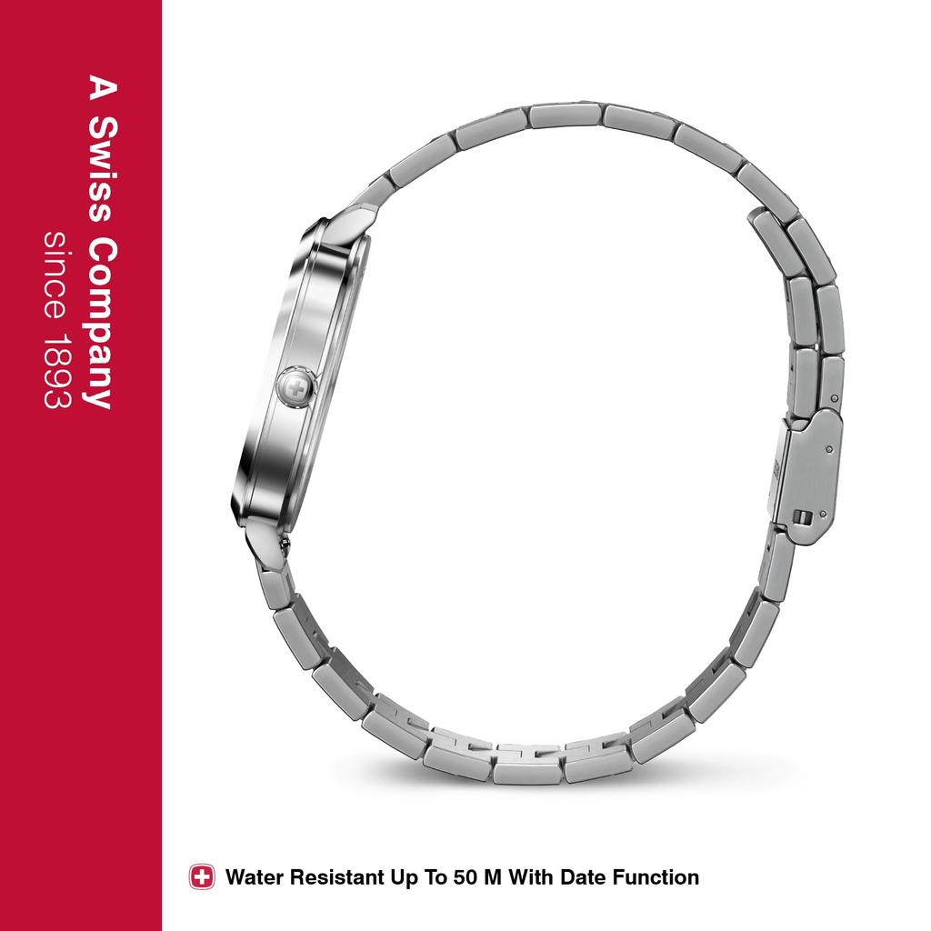 ВИНТАЖНЫЕ СПОРТИВНЫЕ ЧАСЫ WENGER Корпус из нержавеющей стали Синий циферблат Серебристый браслет из нержавеющей стали Кварцевые Водонепроницаемость 50 м Подарок Аналоговые Мужские (316L)