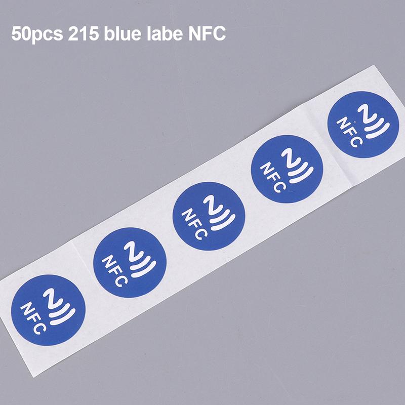 Горячая Распродажа 1/20/50 шт. NFC Наклейки Стикеры Бейджи Наклейка-Бирка RFID Электронная Метка Перезаписываемая Стикер с Секретным Ключом NFC Метки