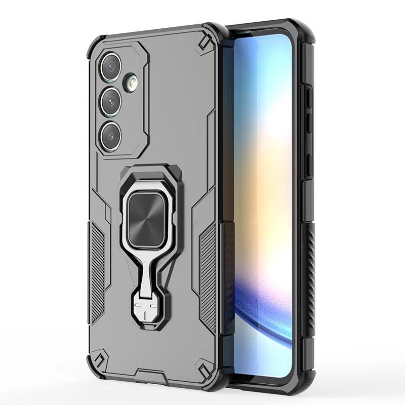 Металлическое кольцо-подставка на заднюю крышку для Samsung Galaxy A06 A16 A26 A36 A56 F06 F16 M16 A25 A35 A55 5G, противоударный прочный чехол