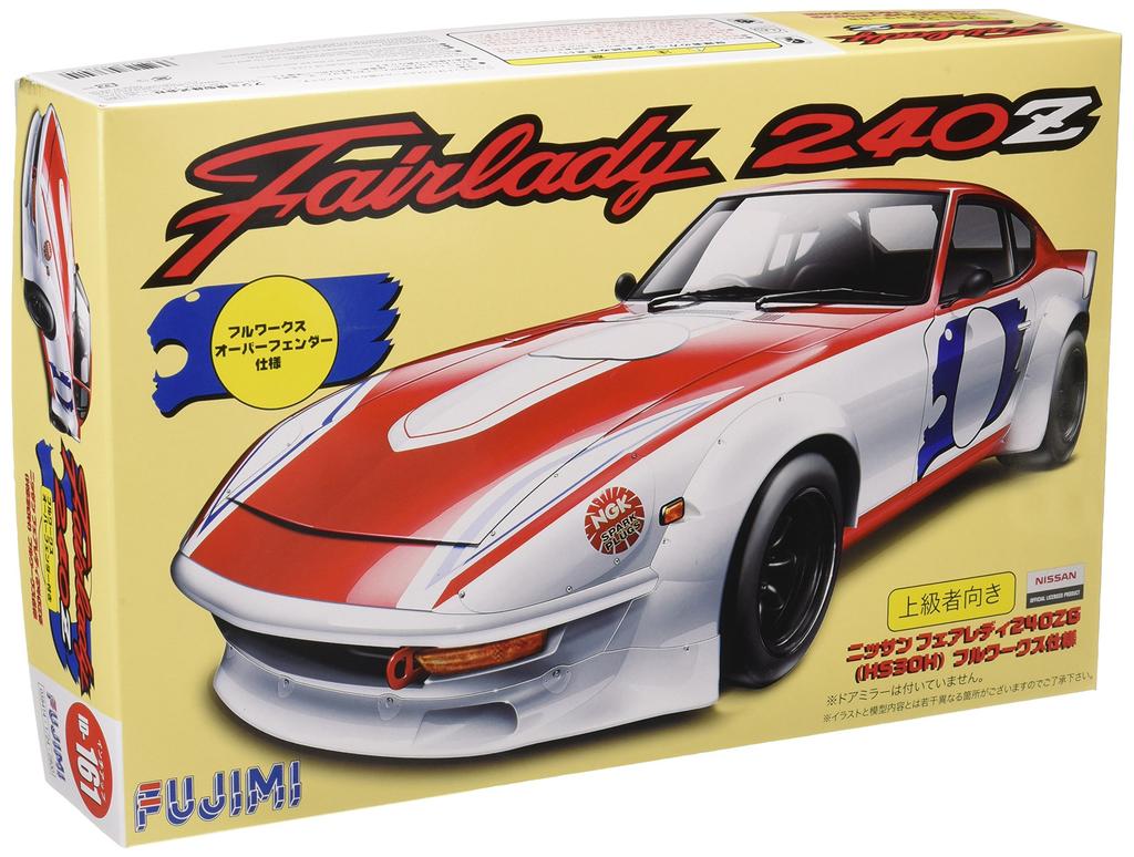 Серия 161 Fujimi Models Nissan Fairlady 240Z Full Works S30 Пластиковый Моделистский Набор ID161 1/24 Дюйма-Ап №