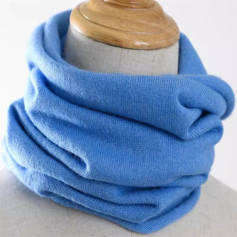 Cozy Cashmere-Blend Knit Neck Gaiter - Windproof, Warm & Breathable Scarf for Women | Perfect for Winter Outdoors
