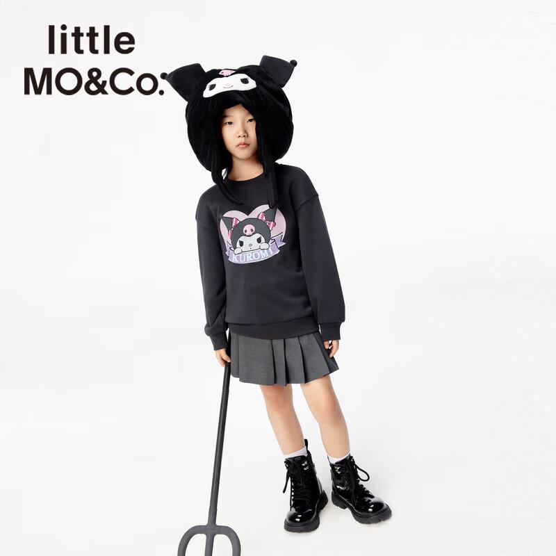 little MO&Co. Kuromi IP Girls' Printed Sweatshirt