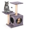 Cat Scratching Post 71 Cm DR-263 Pethaus with Mouse, Light Gray