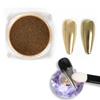 Meccha Mirror Nail Mirror Mirror Powder Gel Nail Mirror Nail Glitter Powder Bijou Gel Mirror Nail Powder Nail Nail Gel LED Gold Nail Powder (1.Золото)