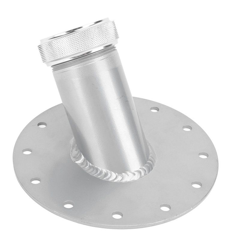 A21F-45 Degree Fuel Cell Filler Neck With Aluminum Cap, Fuel Cell Fast Filler Neck, Fuel Cell Remote Filler Neck