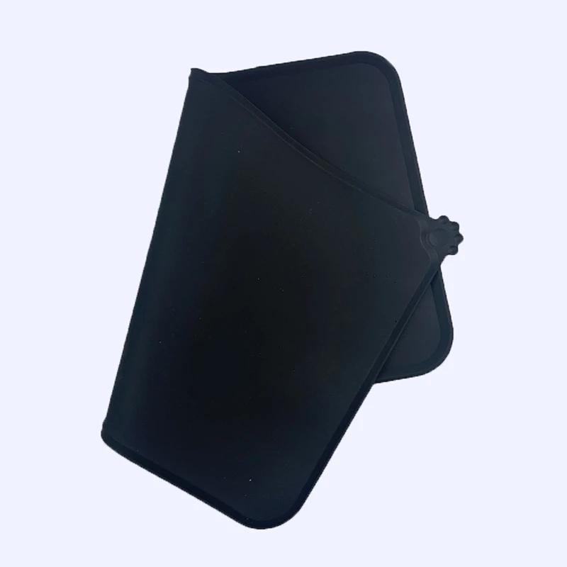 Водонепроницаемый коврик для домашних животных, собак и кошек, однотонный силиконовый коврик для корма для домашних животных, миска для питья, коврик для кормления собак, легко моющийся