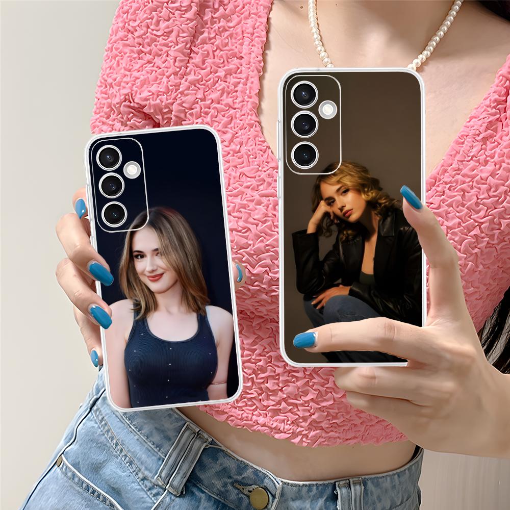 Чехол для мобильного телефона Julia Butters для Samsung Galaxy S25 S24 S23 S22 S21Plus FE Ультрапрозрачный Цветной Чехол для смартфона Красивый