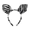 Повязка на голову с ушками зебры, повязка на голову с мультяшными животными, полосатая повязка на голову, удобная посадка для детей