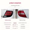 Compatible LED Taillight Assembly with Flowing Turn Signals for 07-14 Mercedes-Benz C-Class W204