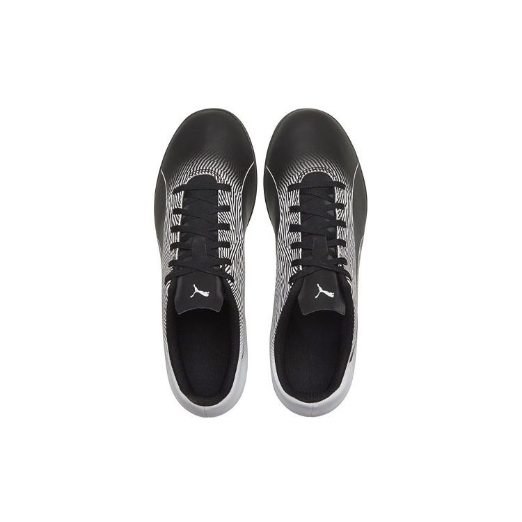 Puma Spirit Ii TT Шнуровка Текстурированные Низкие Спортивные Футбольные Бутсы Мужские Футбольные Бутсы Черные Серые 105523-10
