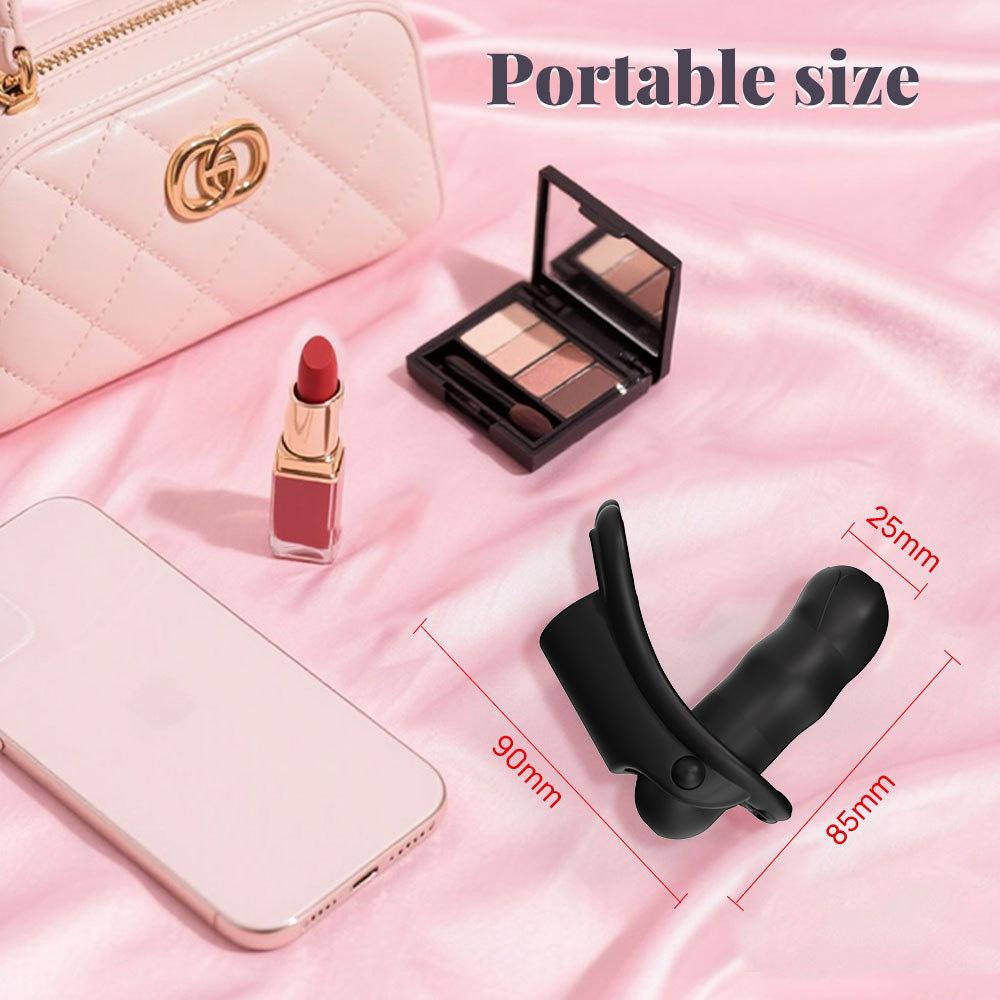 Управляемый через приложение носимый вибратор для трусиков с двойной стимуляцией клитора с 9 режимами вибрации Мини скрытый вибратор-бабочка Секс-игрушки для пар