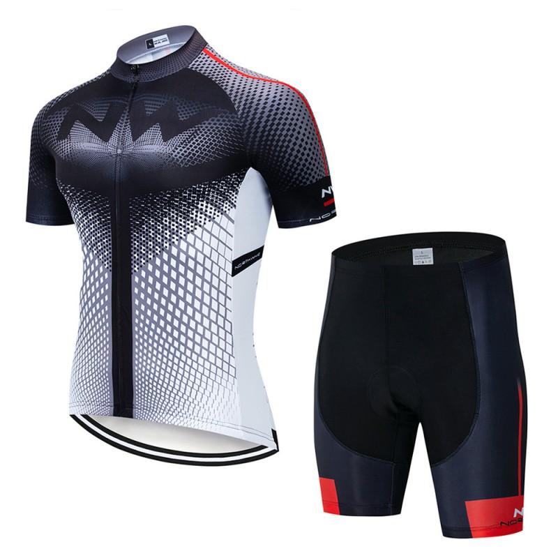 Men Women Cycling Jersey Set Short Sleeve Quick Dry Breathable Compression Fit Bike Riding Outfit