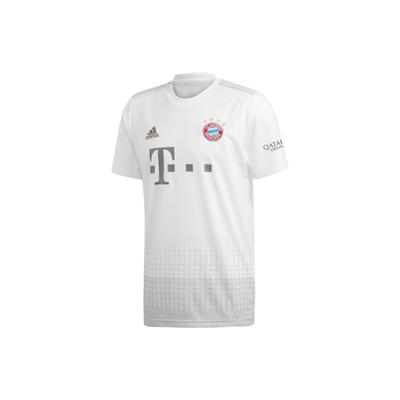 adidas Бавария Мюнхен Домашняя спортивная футболка с коротким рукавом для футбола 2019-20 сезон, мужские топы, белые DW7406