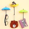 3 шт. милый красочный зонт настенный крючок шпилька для волос держатель для ключей органайзер декор подарки AVE