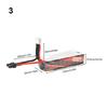 2PCS 550mAh Large Capacity 2s 3s 4s Crossover Machine Accessories Dedicated Lithium Battery Model Aircraft Battery