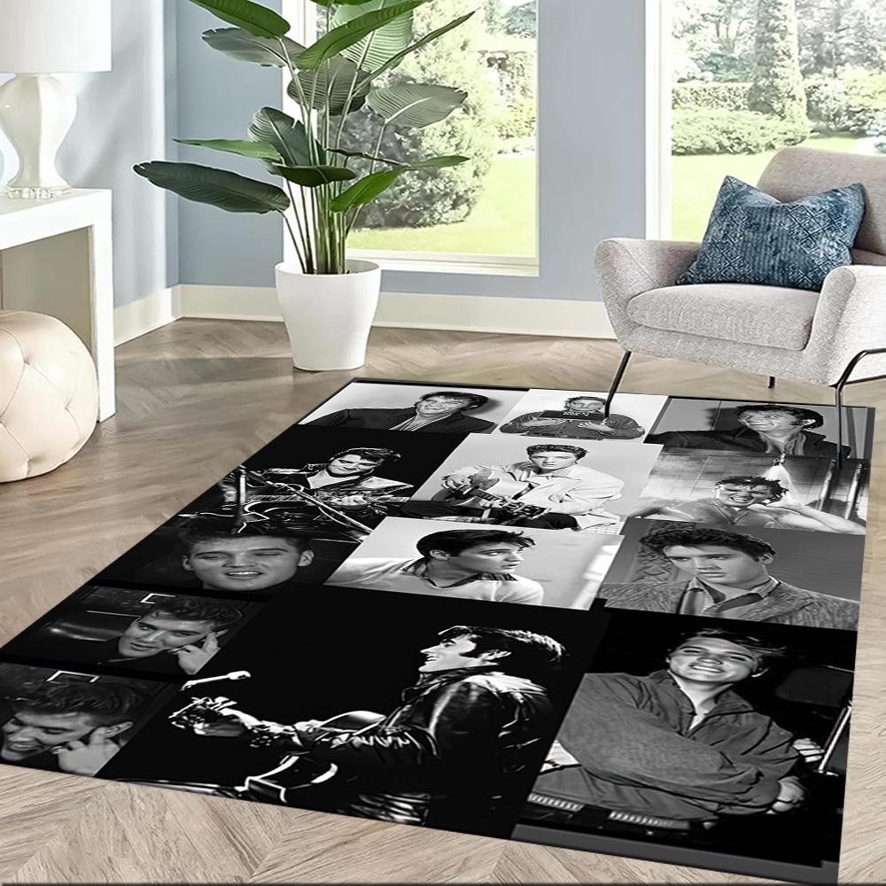 Elvis Floor Mat Suitable For Game Room Balcony Playrooms Kitchen Antislip Rug Anime Office Decor Spiritual Gift