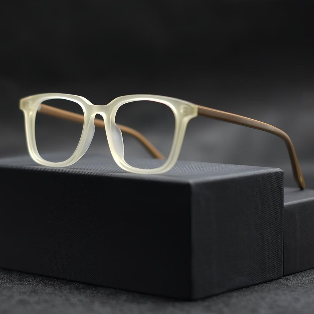 1 шт. Квадратная оправа для очков Унисекс Легкие очки с прозрачными линзами Оправа для женщин Мужская оправа для очков