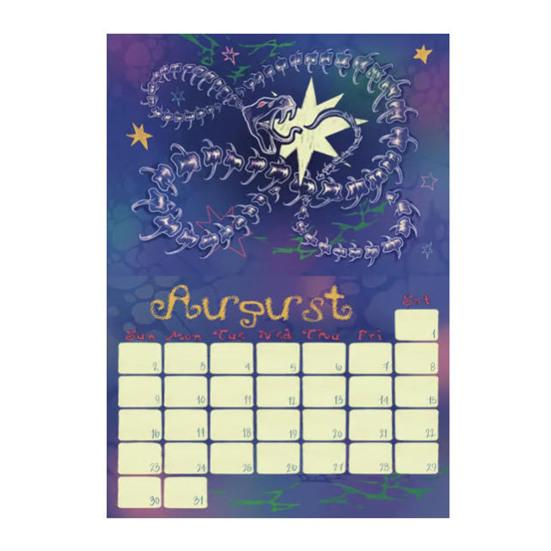 2026 Настенный календарь на спирали с января по декабрь 12 месяцев Ежемесячный планировщик расписания Дом Офис Календарь с художественными иллюстрациями