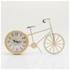 [A0924] - Vintage Clock 'Terroir Français' Beige (bike) - 30x19cm (Paris Florist)