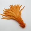 Natural  50pcs Rooster Tail Feather  Plumes 25-45CM 10-18inch Beige DIY Dyed Cock Tail Clothing Accessories Jewelry Performance