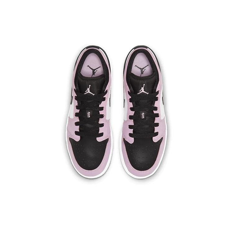 (GS) Air Jordan 1 Low 'Light Arctic Pink Black' Kids' 554723-601