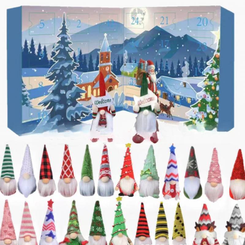 Christmas Gnome Advent Calendar Toy With Interactive Design For Family Fun And Child Development