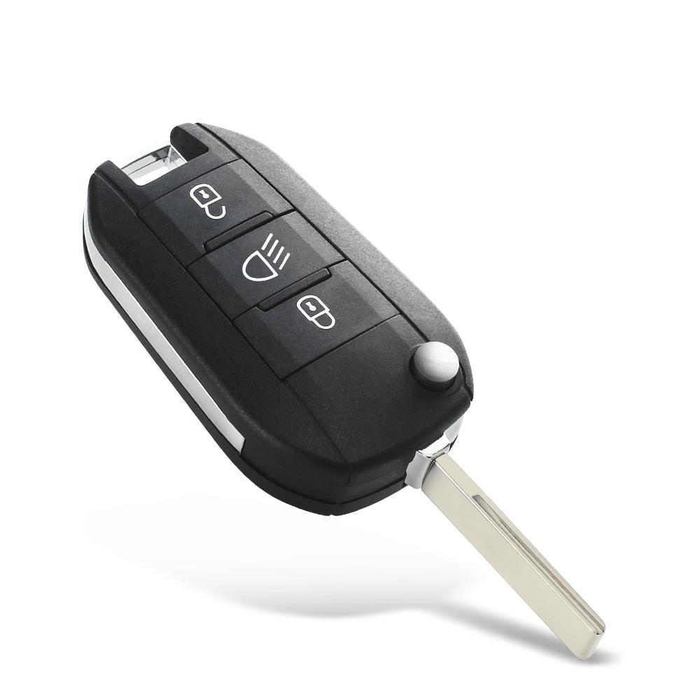 ID46 PCF7941 чип 3 кнопки автомобильный дистанционный брелок для Peugeot 208 2008 301 308 5008 508 для Citroen C-Elysee C4-Cactus 433 МГц