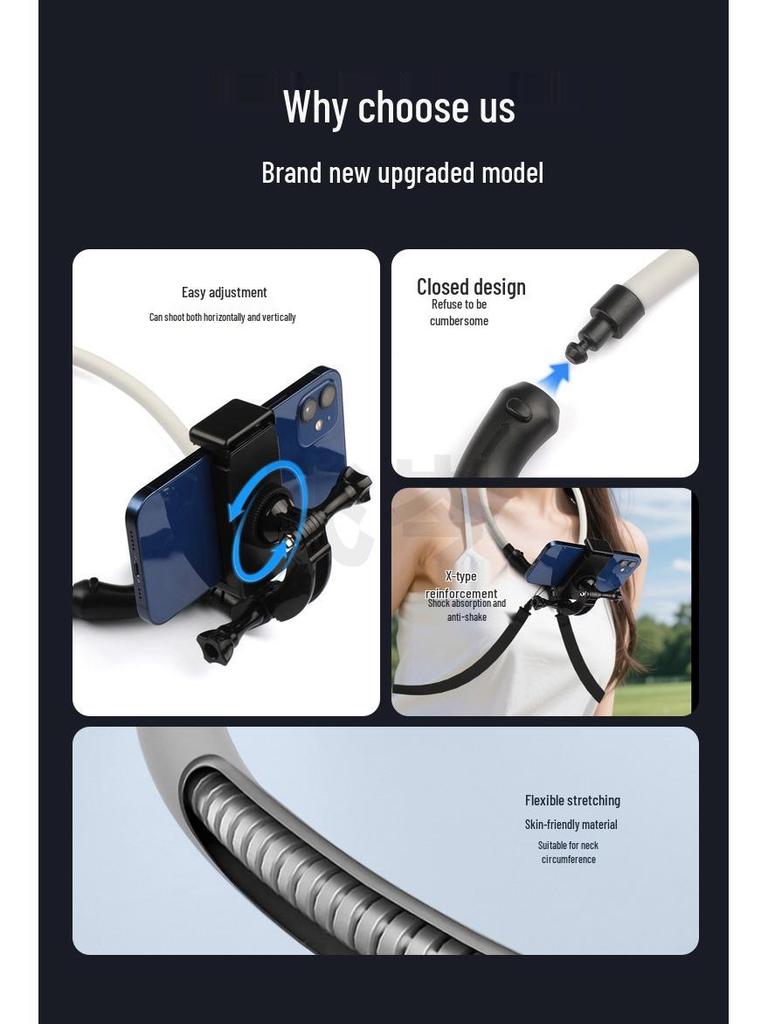 Нагрудный штатив для съемки от первого лица и для фотосъемки рыбалки