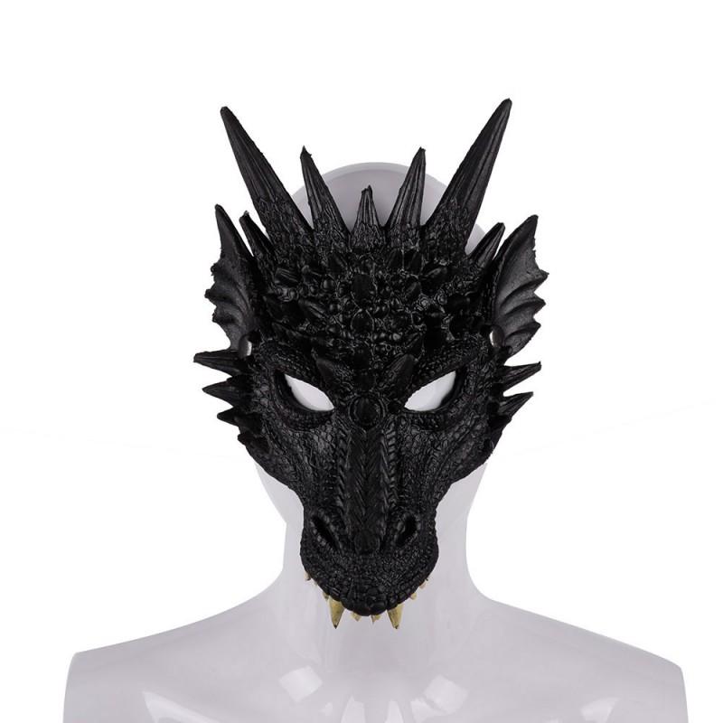 3D Foam PU Dragon Mask Halloween Costume Party Cosplay Mardi Gras Festival Prop