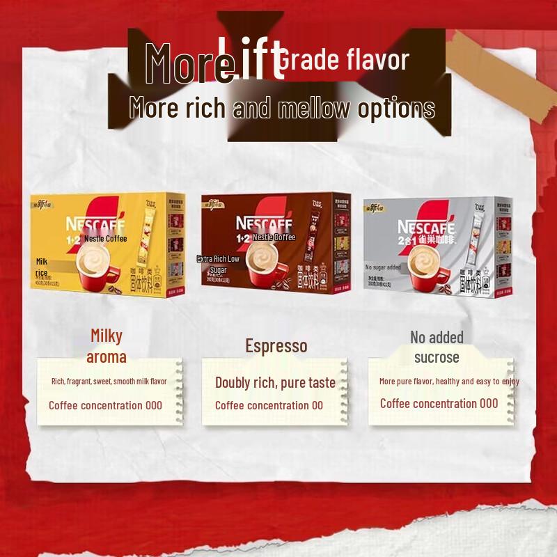 Набор стиков и порошка растворимого кофе Nestlé