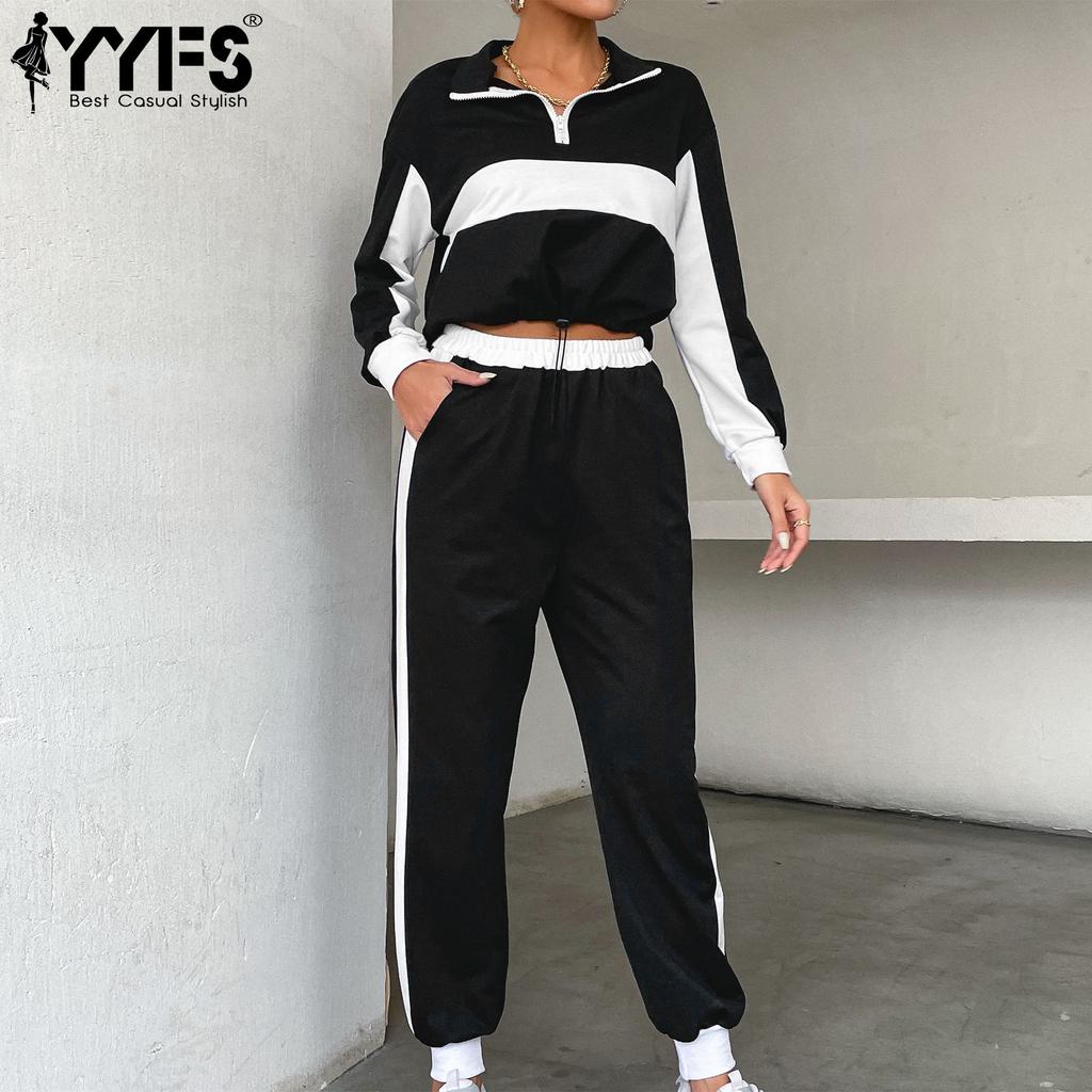 YYFS Женские модные повседневные брюки с длинными рукавами, брючные костюмы