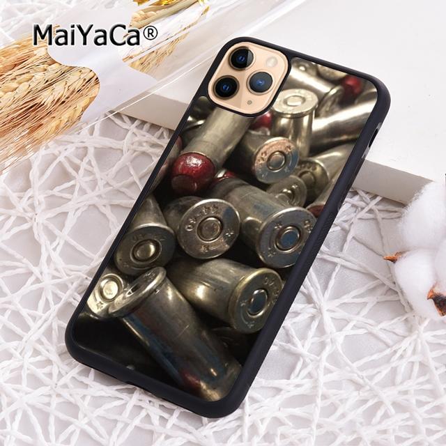 MaiYaCa LooSE2020 Золотые Пули пистолет Чехол для телефона Пуля Для iPhone 17 Air 16 15 plus 11 12 13 14 pro max coque