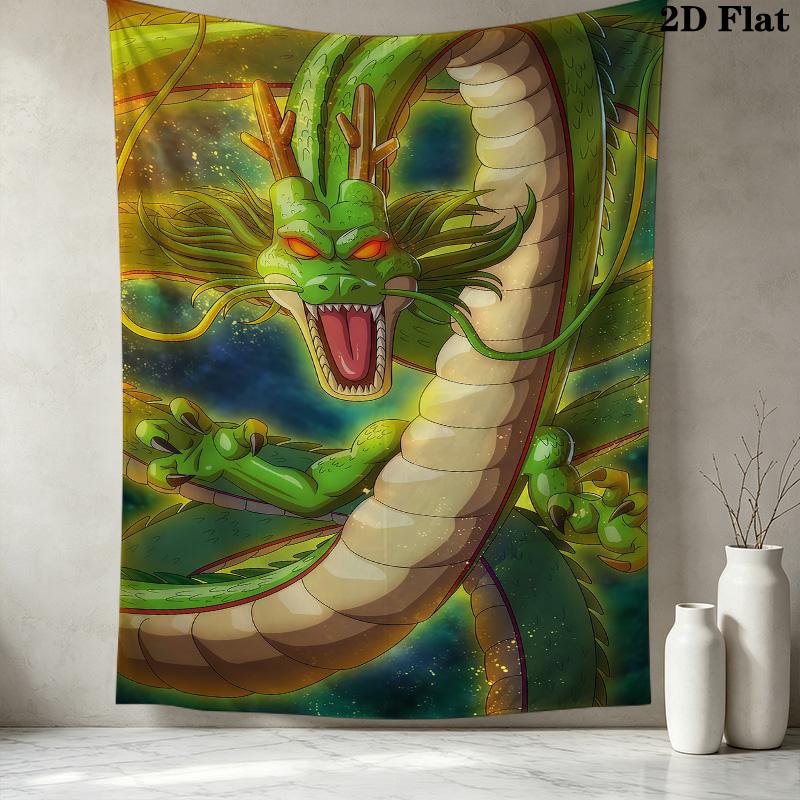 Shenron Wall Tapestry Aesthetic Wall Hanging Printed Fabric Blanket Decorative Tapestries For Bedroom Living Room Home Decor