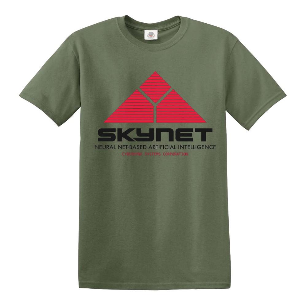 New skynet vintage tshirt cyberdyne retro terminator classic top tee