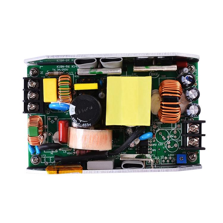 12V 200W U-Type Industrial Power Supply Board, 16.7A with PFC for LED Lights and Communication Equipment