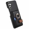 Y2 For Samsung Galaxy A54 5G Case Ring Kickstand Leather+PC+TPU Phone Cover with Card Holder