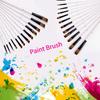 1Set Round  / Angled Tip Paint Brushes Nylon Fiber Professional Painting Kits  Painting