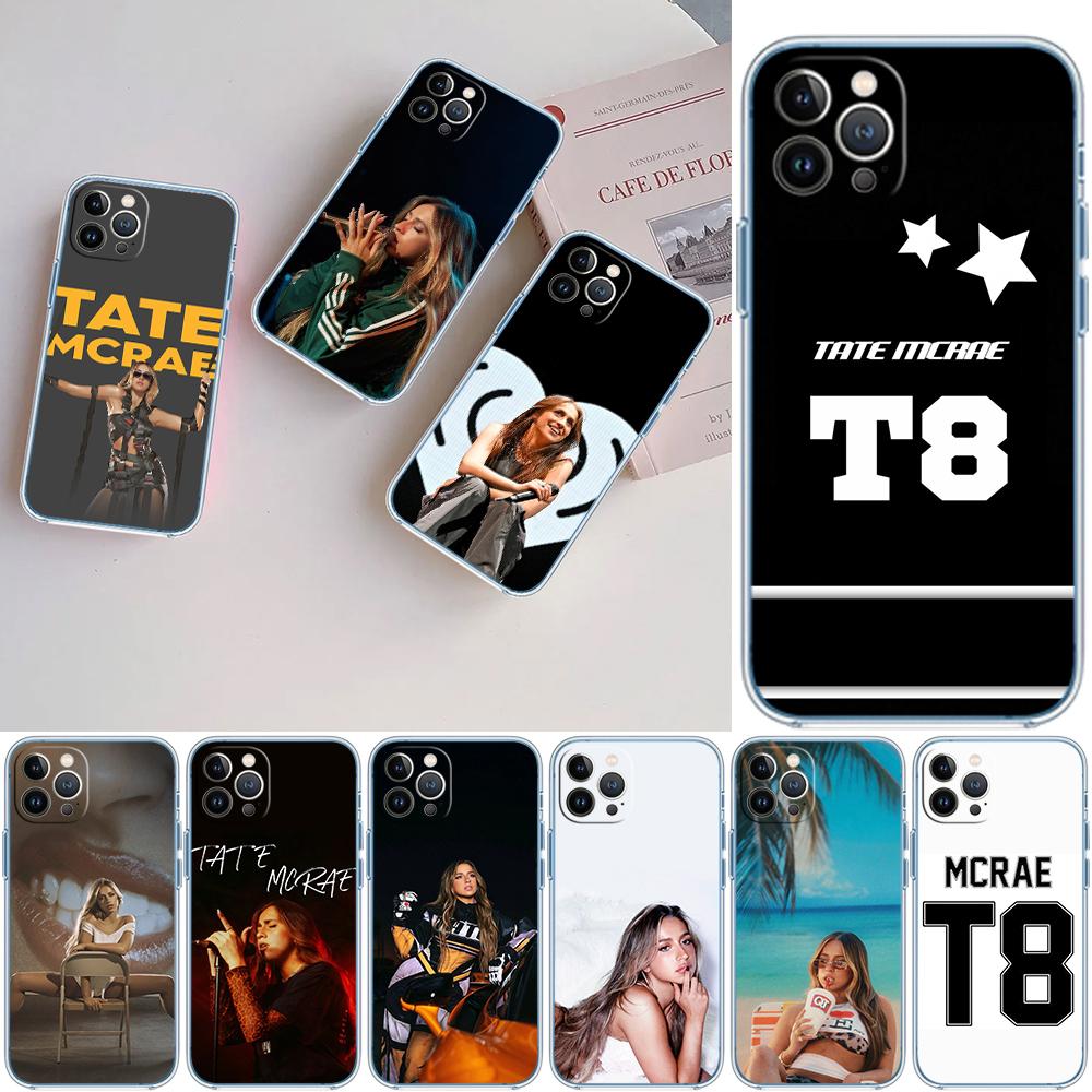 LO89 Чехол из прозрачного софтшелла Tate McRae для Samsung Galaxy A04 A04S A14 A23 A34 A54 M23 M33 M52 M53